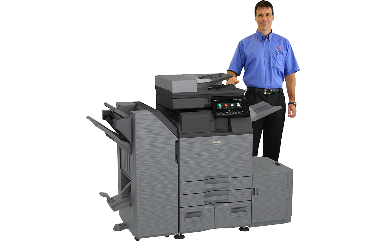 Cal with Copier - Standing