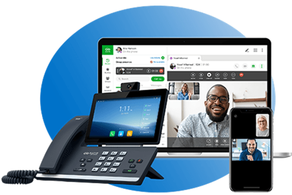 IT Technology, VOIP Phone and Screen