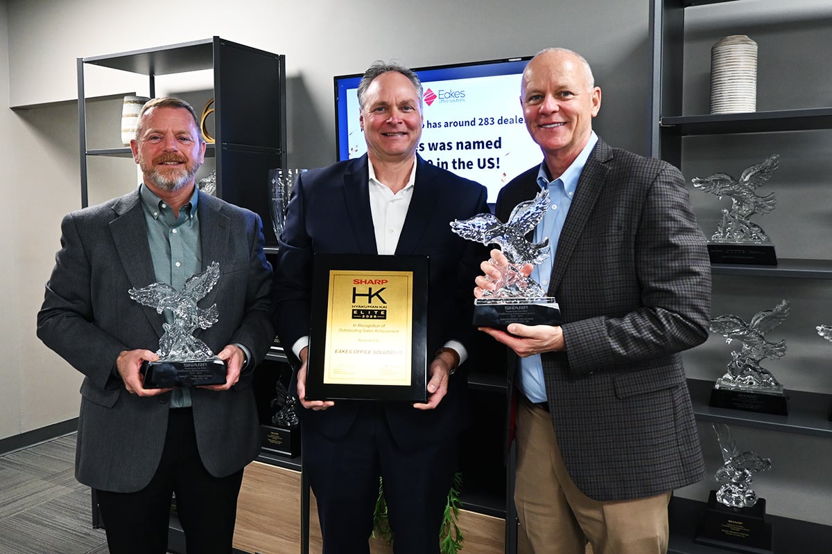 Left to Right: Paul McKinney, Chris Thomason (Sharp), Mark Miller